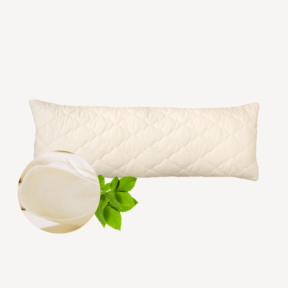 Lyocell-Vlies-Seitenschläferkissen "Lina" mit Steppbezug Bio