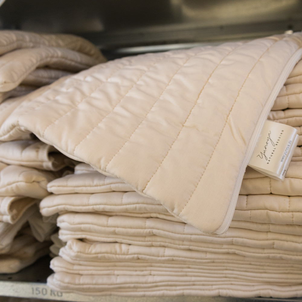 Ersatzbezug / Steppbezug für Kopfkissen Bio