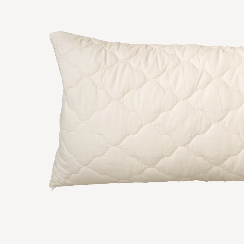 Ersatzbezug / Steppbezug für Kopfkissen Bio