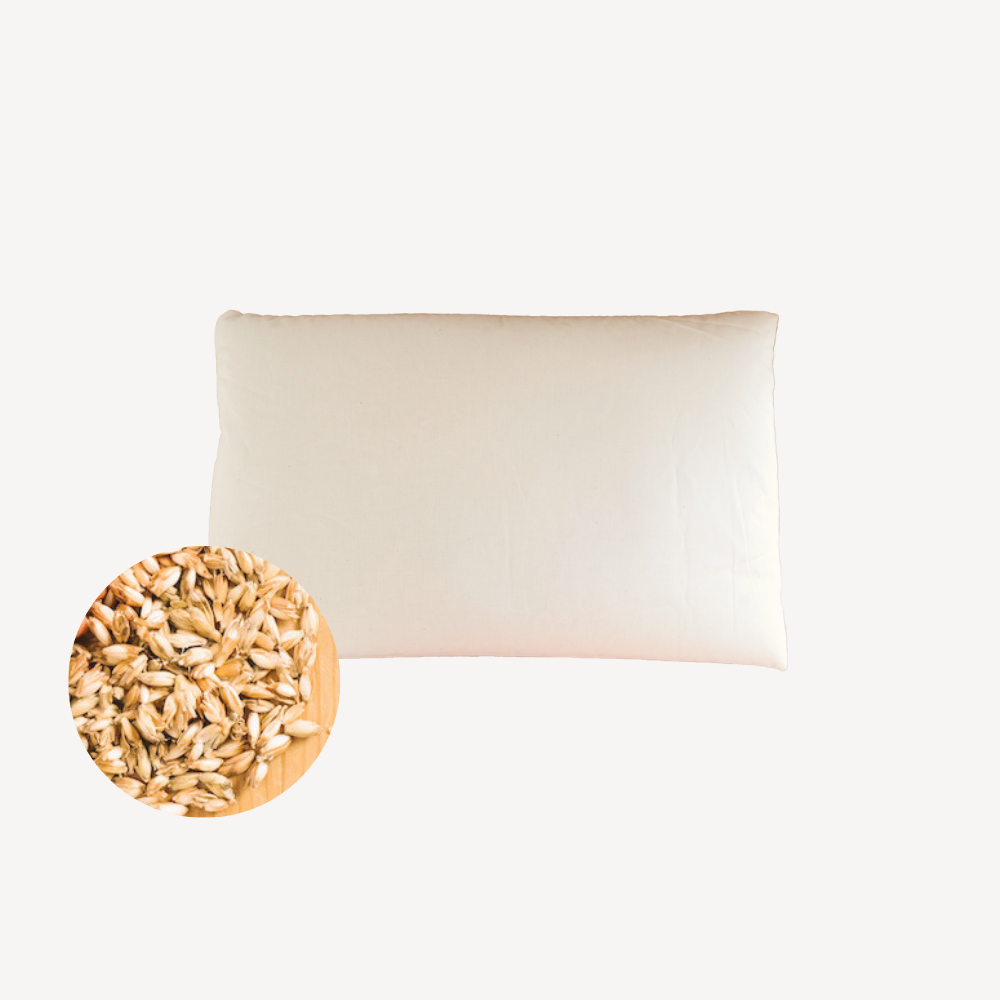 Dinkel-Kopfkissen "Dea" mit glattem Bezug Bio